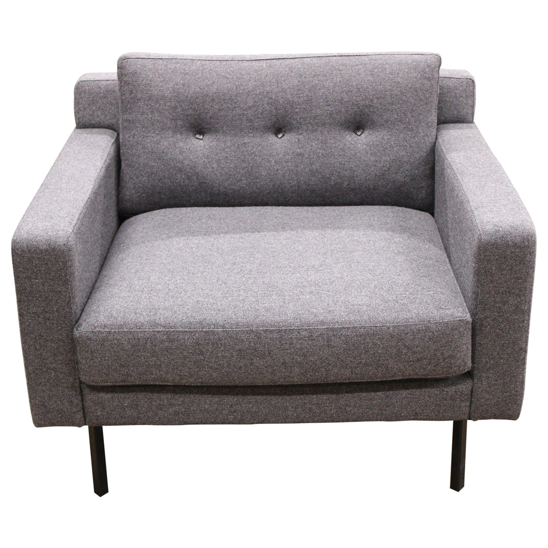 OFS Rowen Lounge Chair, Grey - Preowned