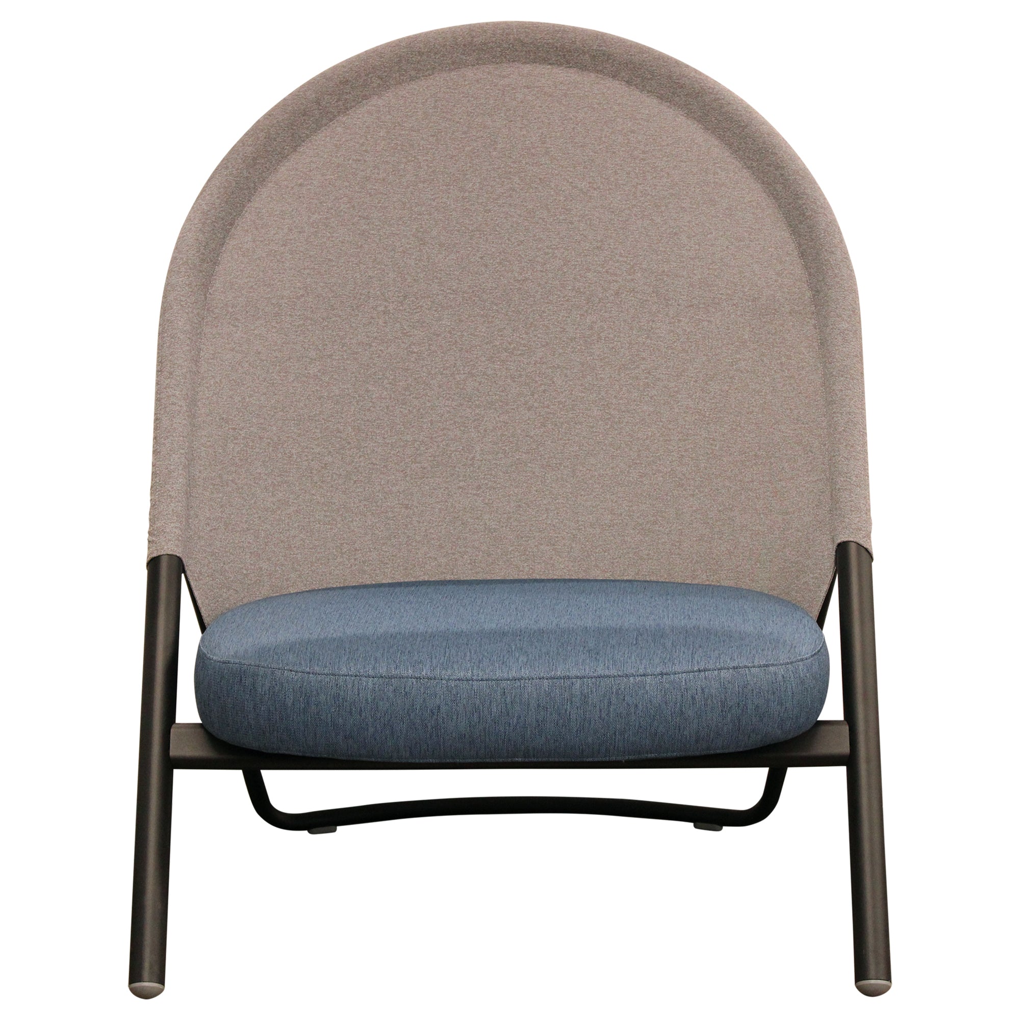 Teknion Routes Arc Lounge Chair, Blue - Preowned