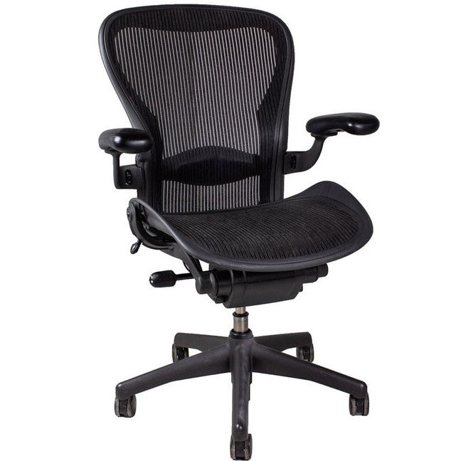 Herman Miller Aeron Task Chair Size C, Black - Preowned