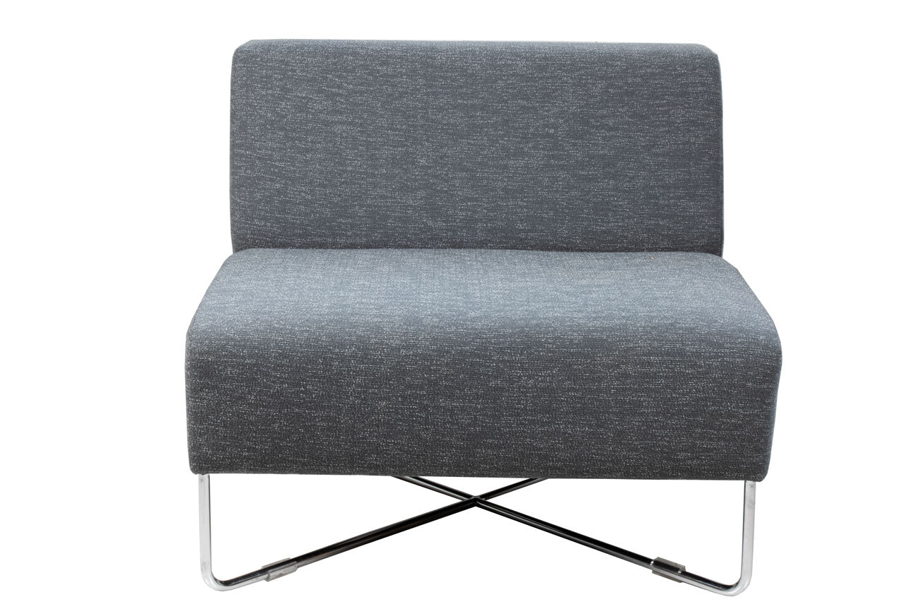 Bernhardt Lounge Chair, Grey - Preowned