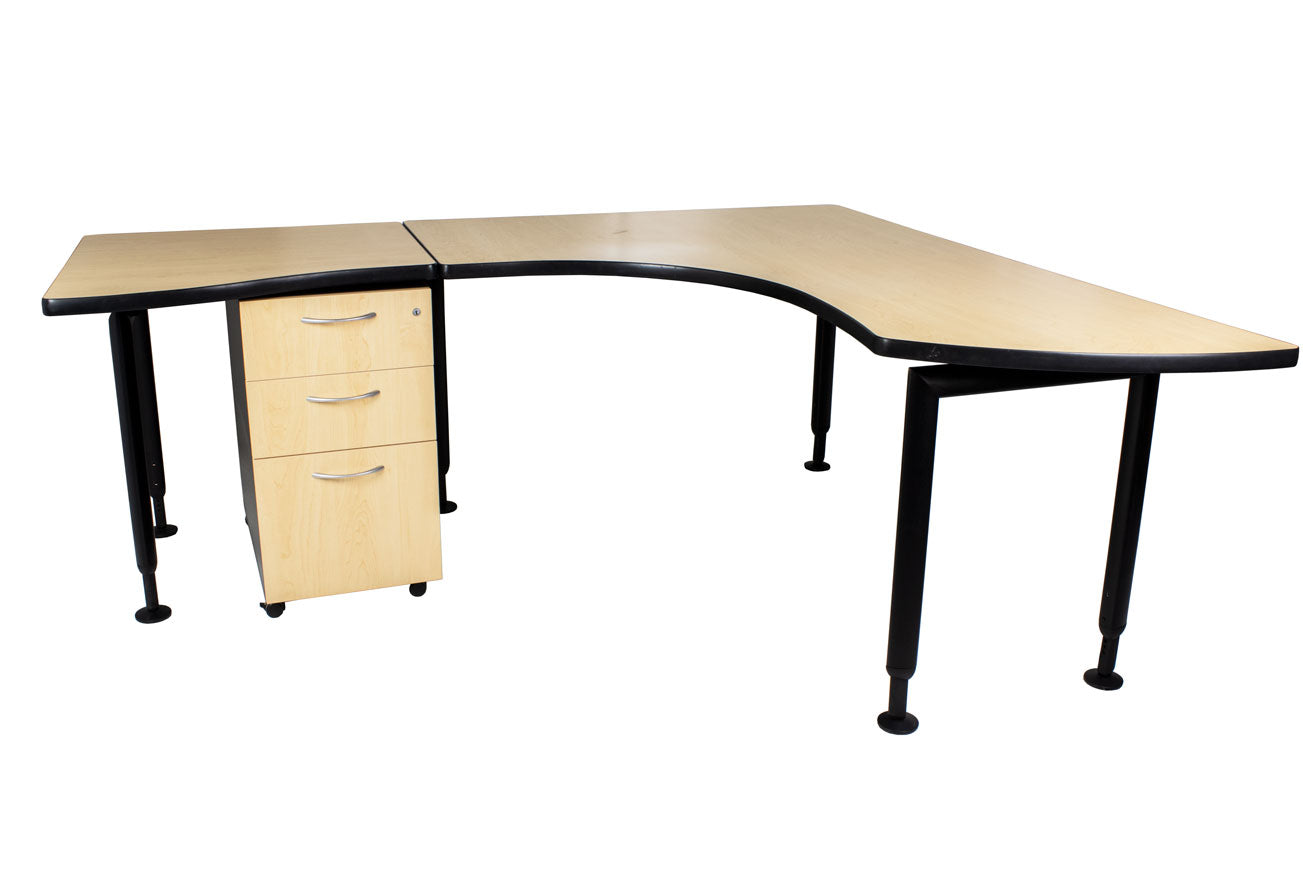 Watson Fusion L-Shape Office Desk - Left Side - 78" x 66" -Preowned