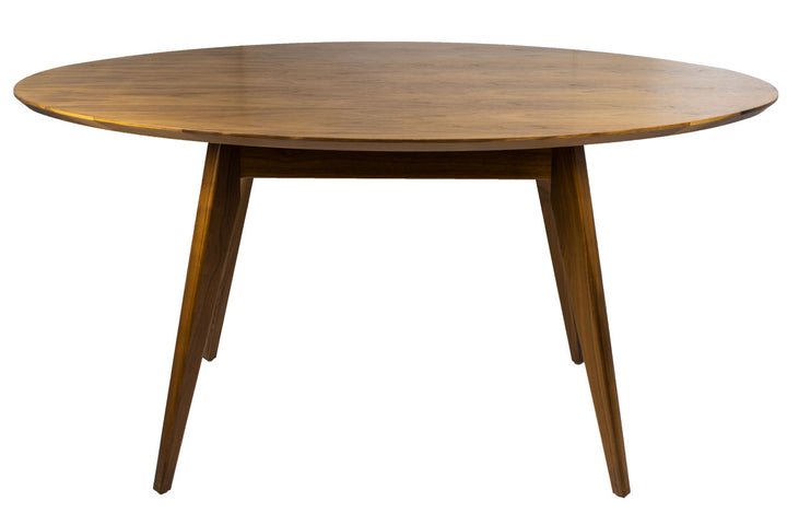 Wood Veneer Oval Table - Preowned