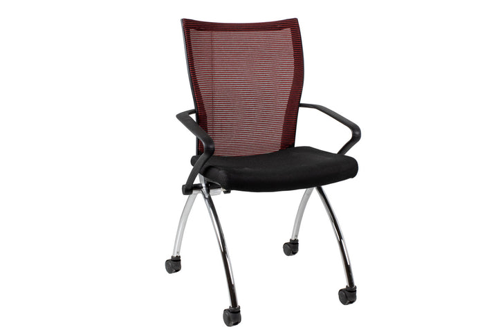 Haworth X99  Nesting Chair - Red - Used