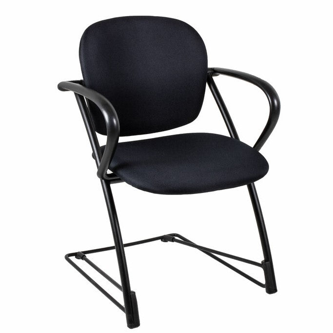 Steelcase Ally Multi Purpose Side Chair With Arms, Black - Preowned