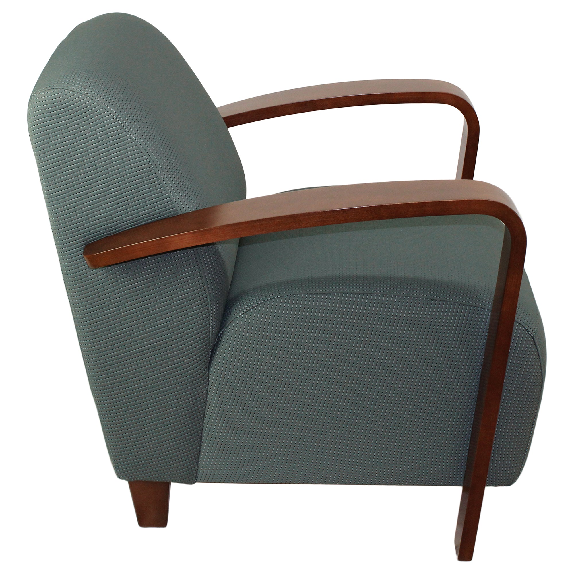 Jenny Club Blue Lounge Chair - Preowned