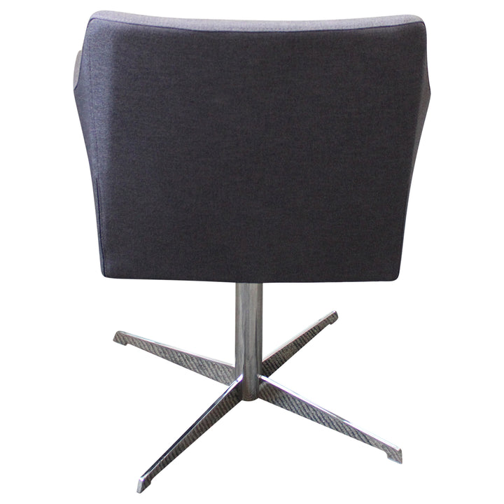 Aceray Swivel Side Chair - Grey - Preowned