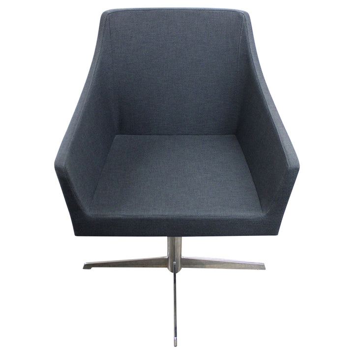 Aceray Swivel Side Chair - Grey - Preowned