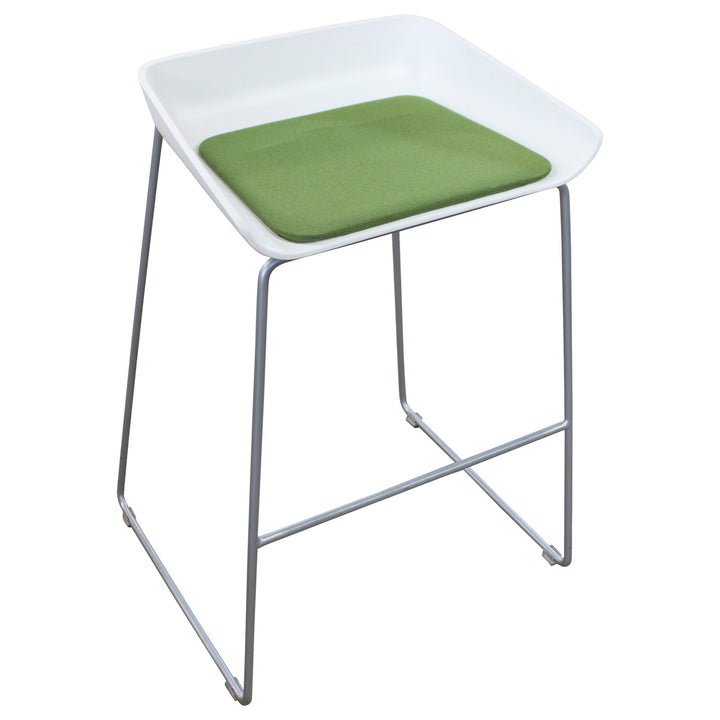Turnstone by Steelcase Scoop Barstool - Green - Preowned