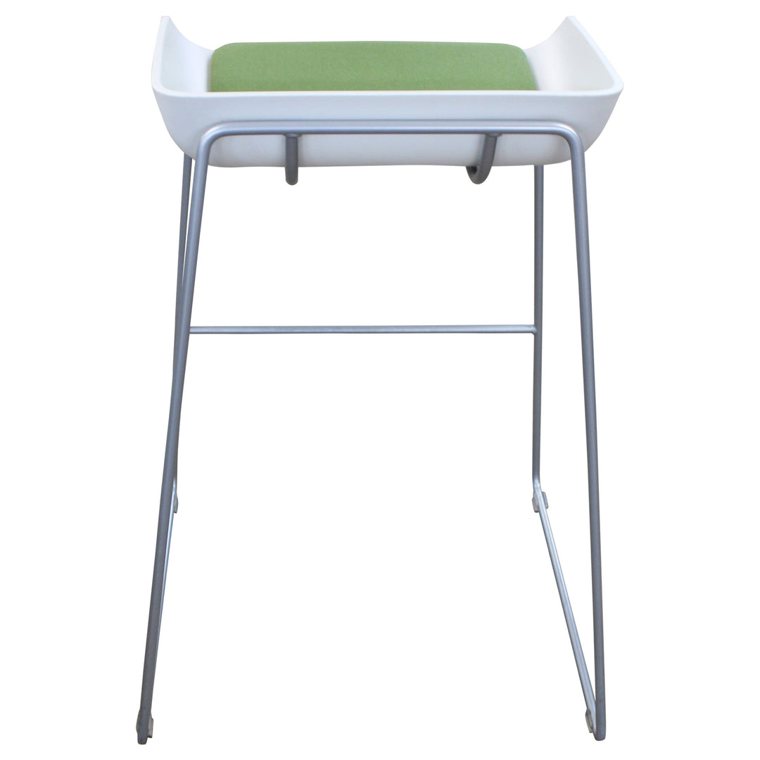 Turnstone by Steelcase Scoop Barstool - Green - Preowned
