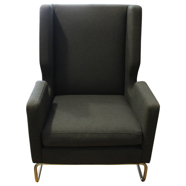 Gus Modern Danforth Chair - Dark Grey - Preowned