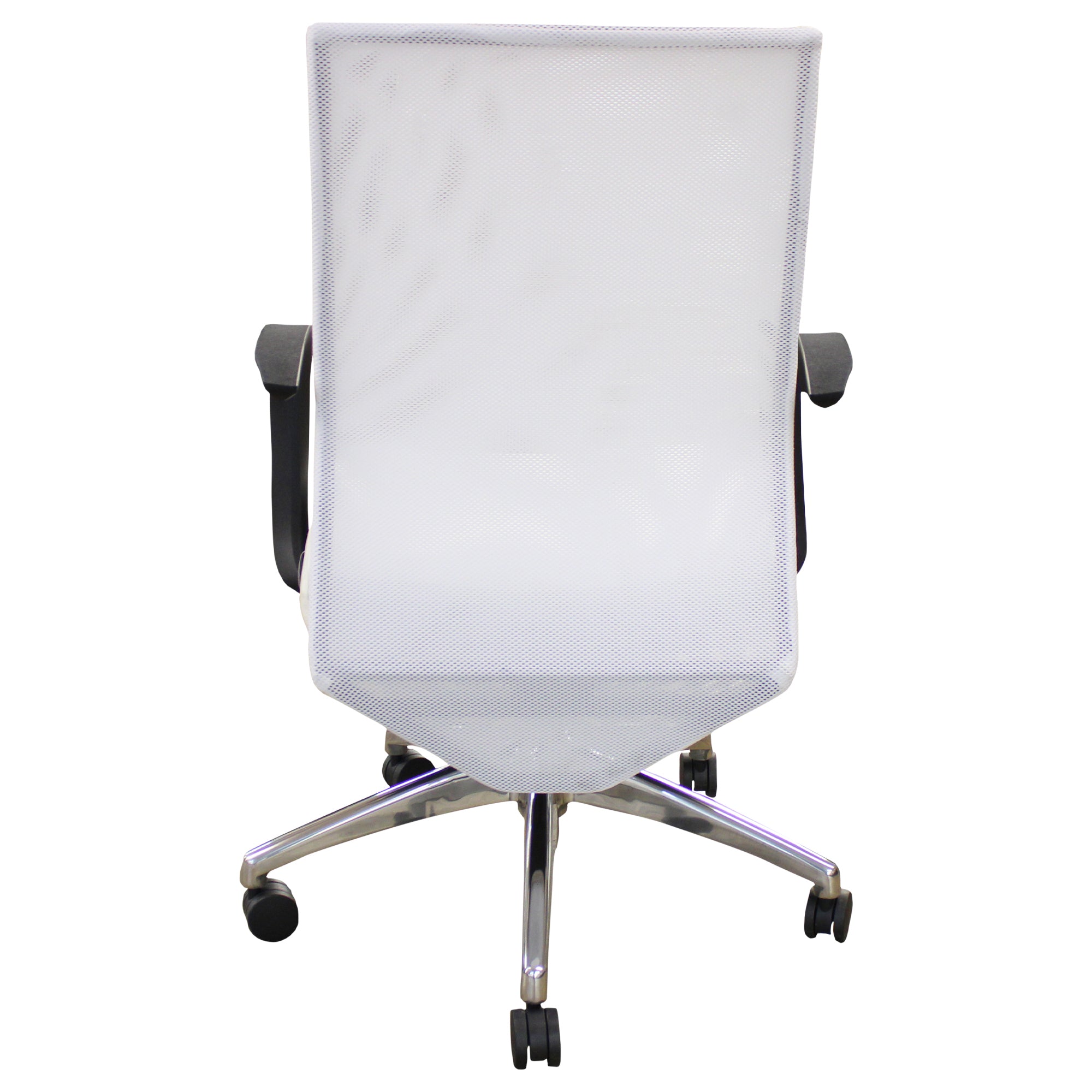 Compel Maxim Conference Chair, White - Preowned