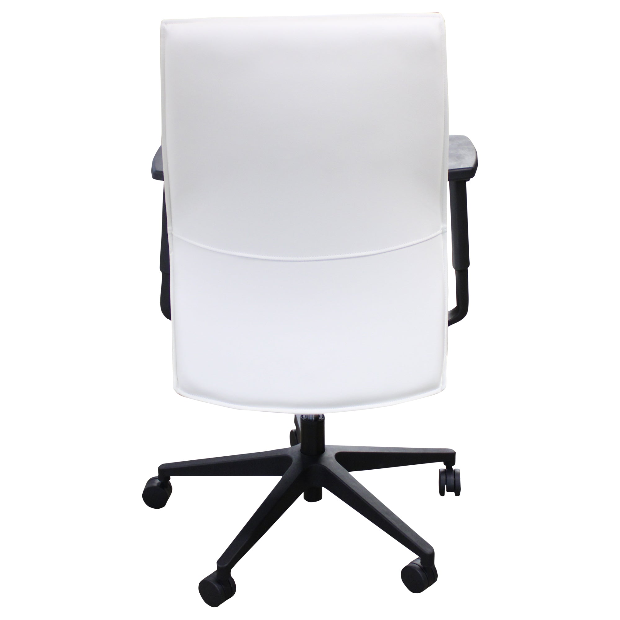 Compel Maxim Task Chair w/Black Base, Frost - Preowned