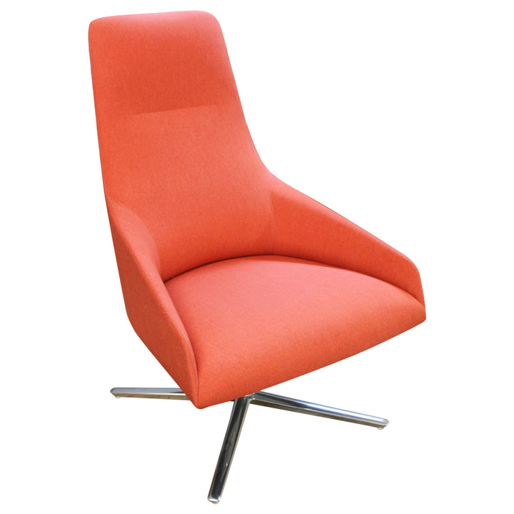 Andreu World Alya Lounge Chair, Orange  - Preowned
