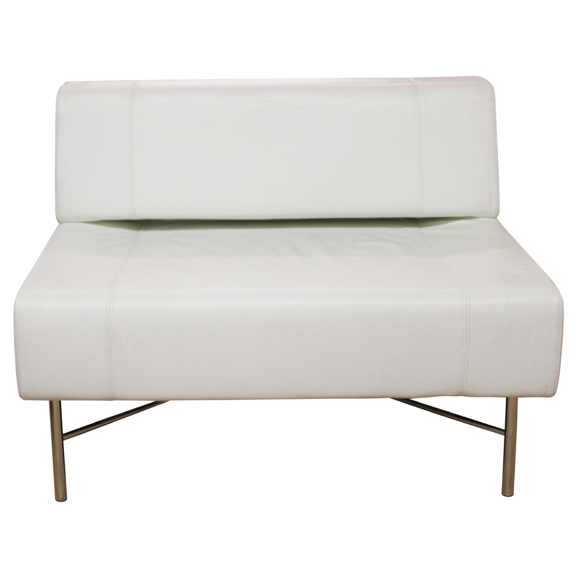 Boxcar Lounge Chair by Keilhauer - White - Preowned
