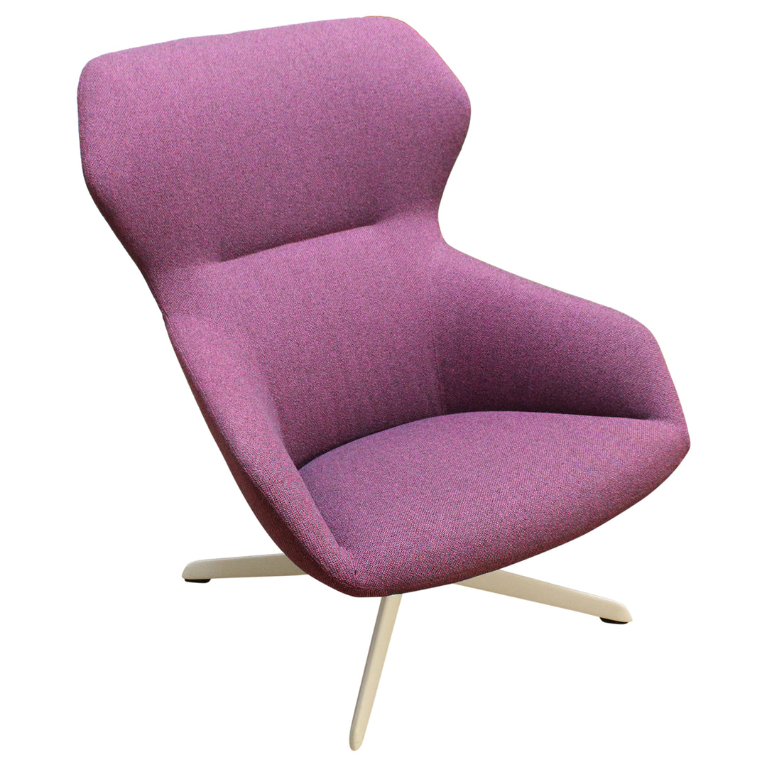 Davis "Ginkgo" Lounge Chair - Purple, Tweed - Preowned