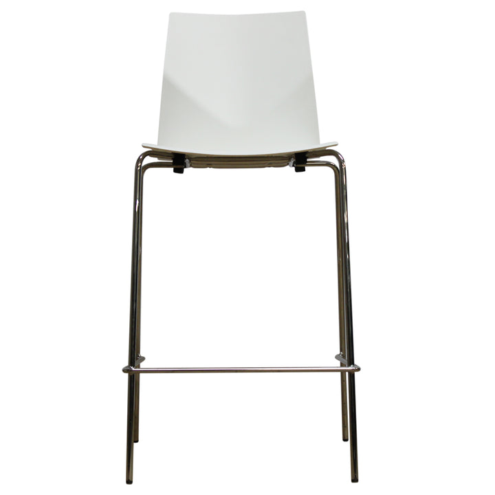 Hightower Fourcast Bar Height Stool, White - Preowned