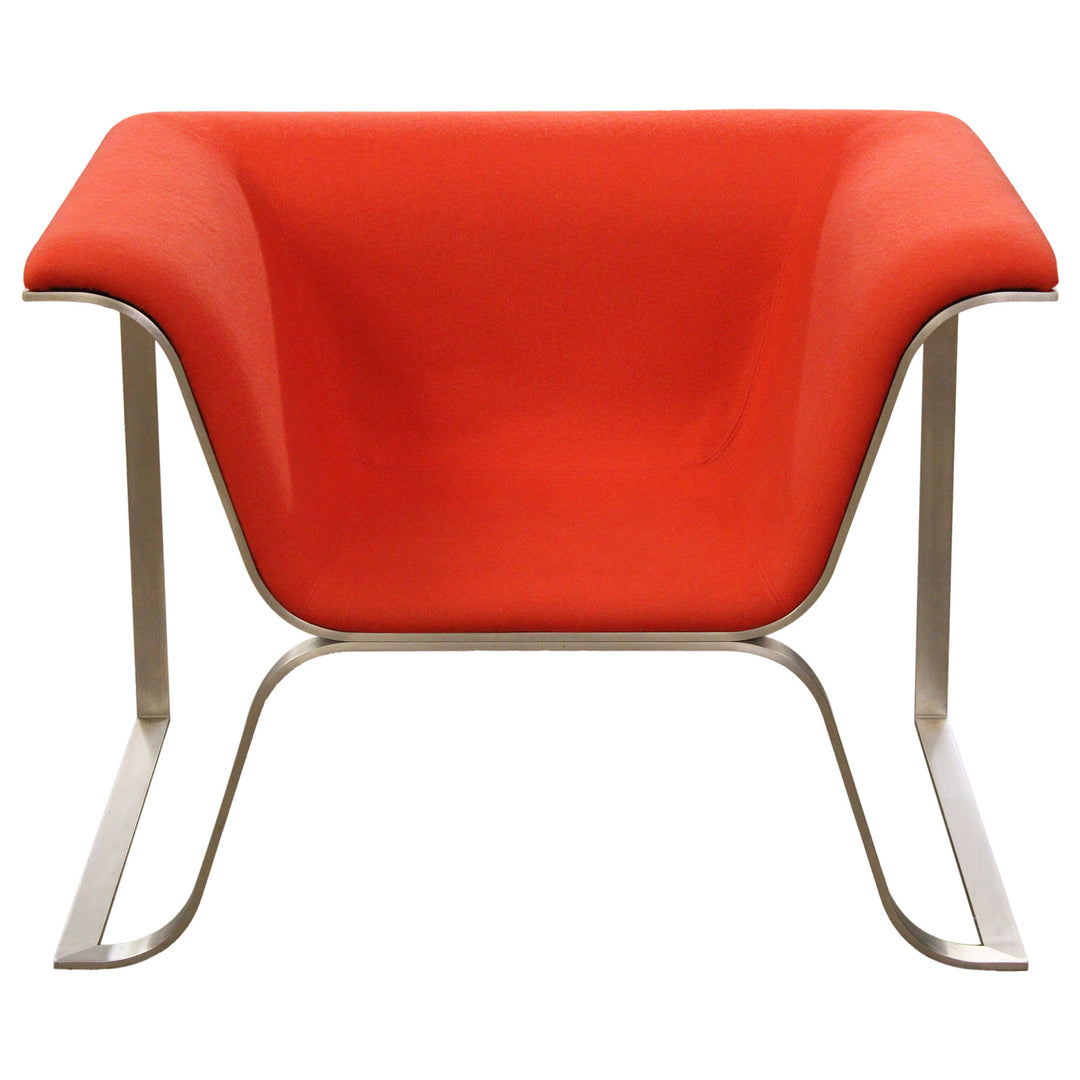 Nienkamper Yabaco Lounge Chair, Orange- Preowned