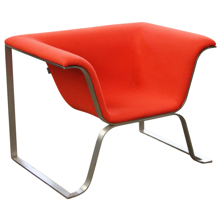 Nienkamper Yabaco Lounge Chair, Orange- Preowned