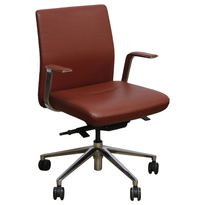 Bernhardt Design Alta Conference Chair, Red Clay- Preowned