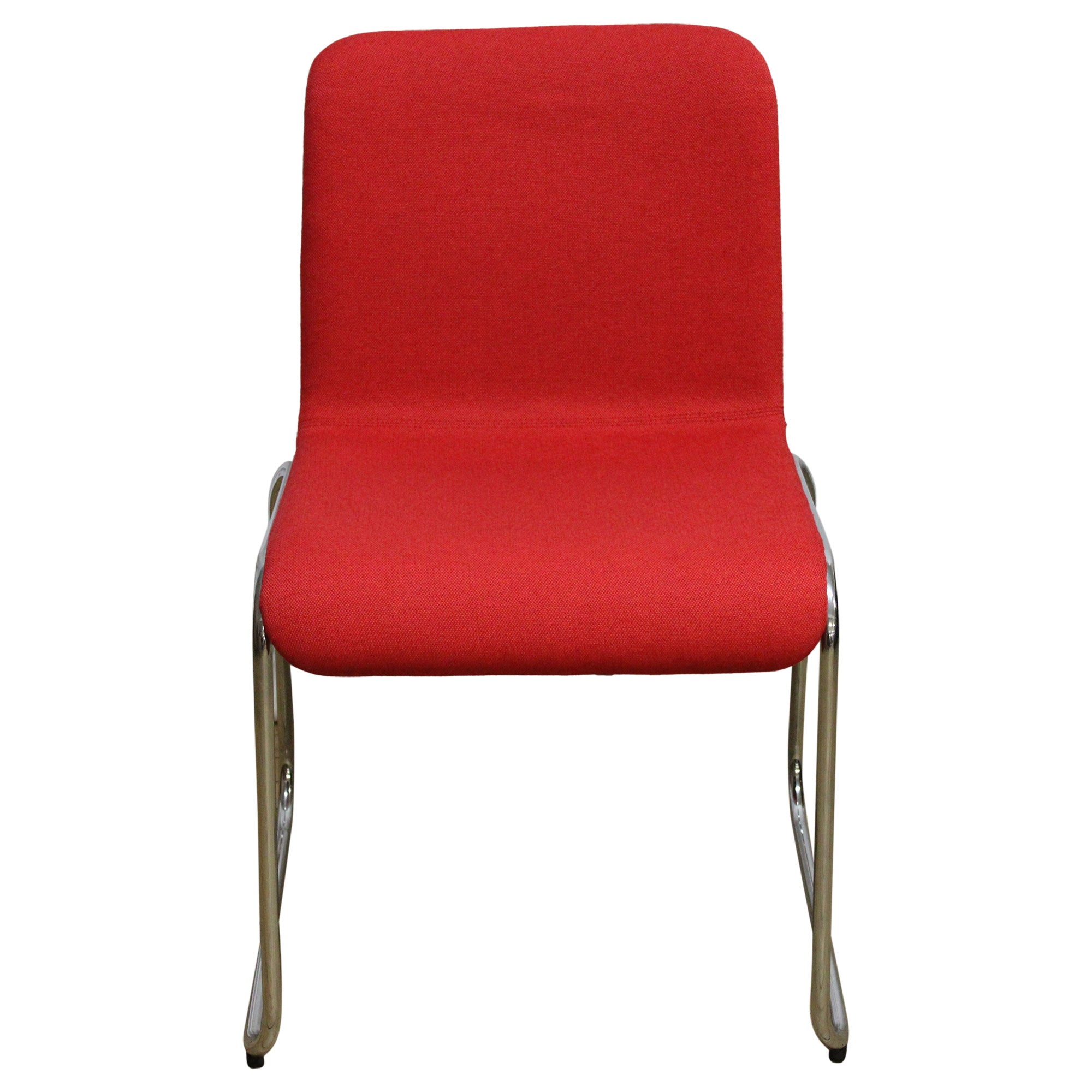 Stylex Sled Base Stack Chair, Red - Preowned
