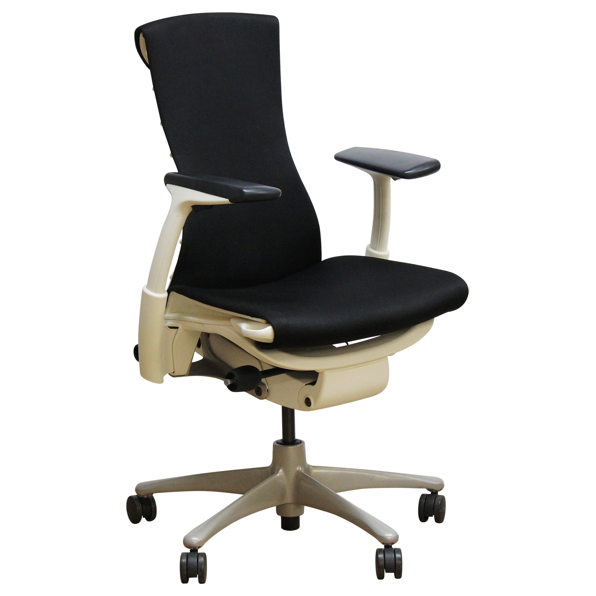 Herman Miller Embody Chair, Silver Base, Black - Preowned
