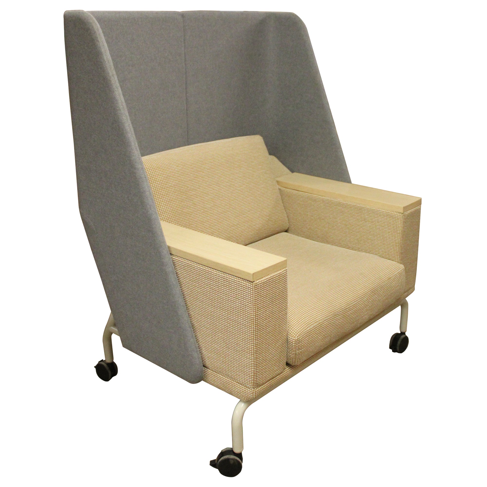 OFS Heya Mobile Lounge Chair, Yellow - Preowned