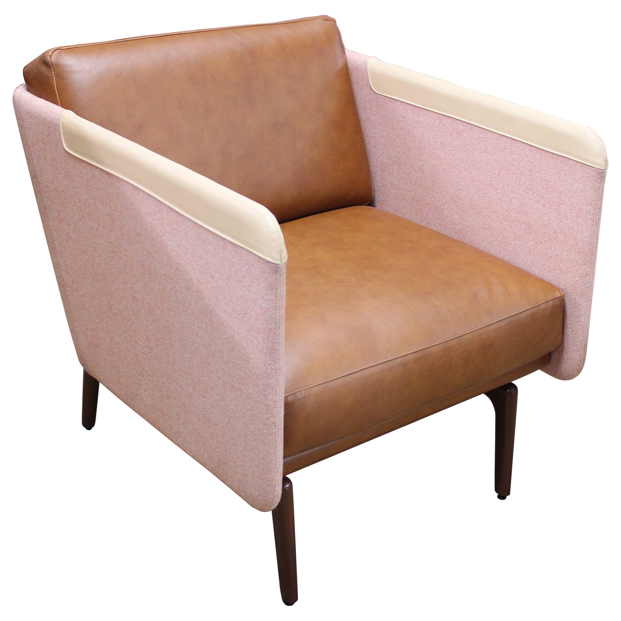 OFS Heya Lounge Chair, Saddle- Preowned