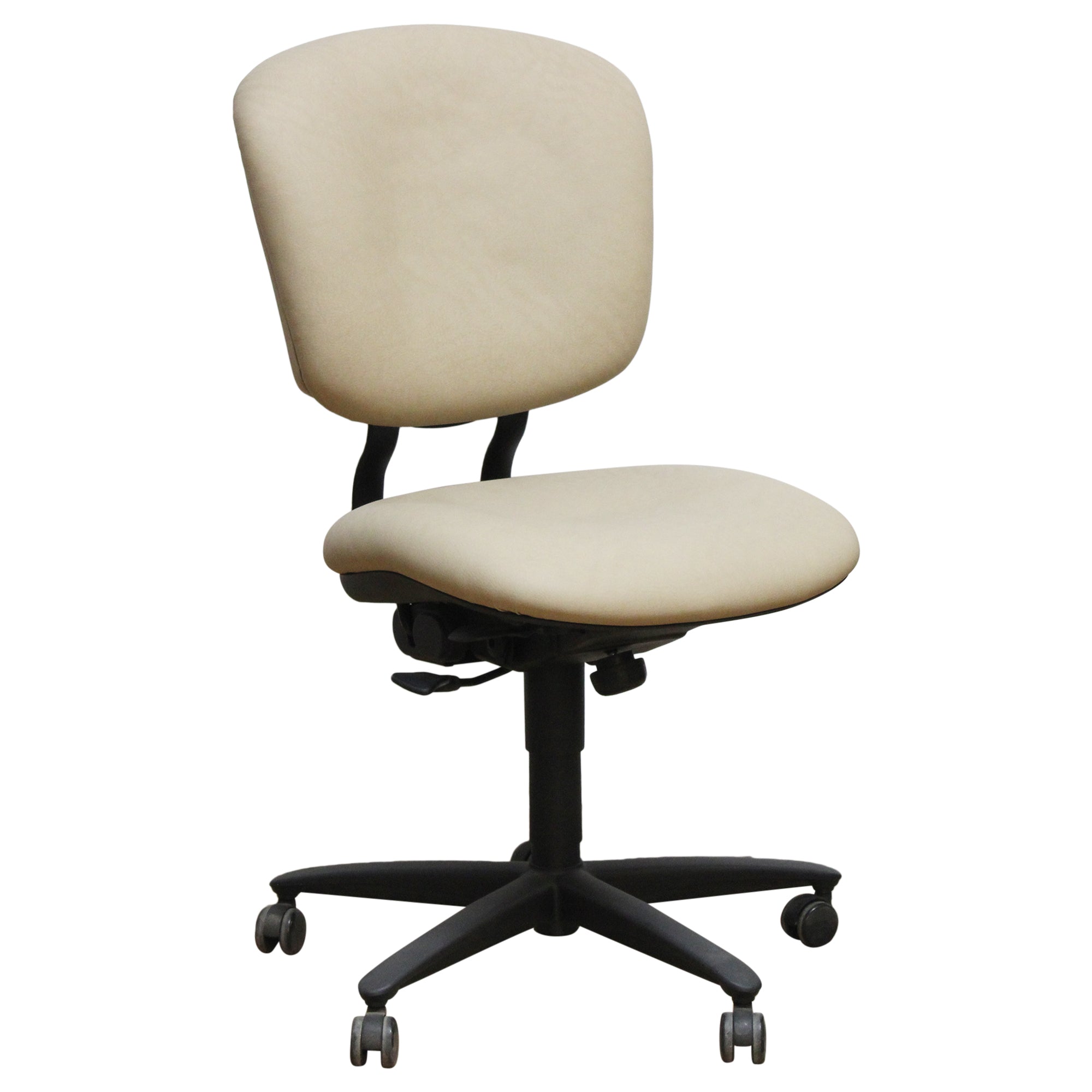 Haworth Improv Armless Task Chair, Beige - Preowned