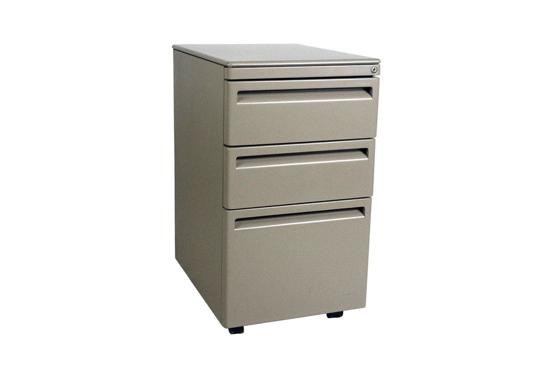Haworth 20" D Mobile Box/Box/File Pedestal - Greytone - Used