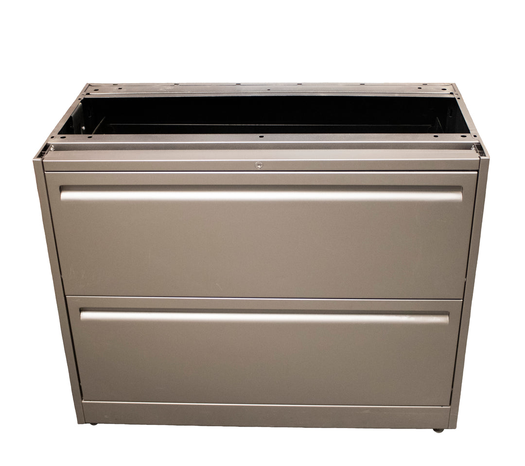 Haworth 950 Series 2 Drawer 42" Top Supporting Lateral File - Repainted