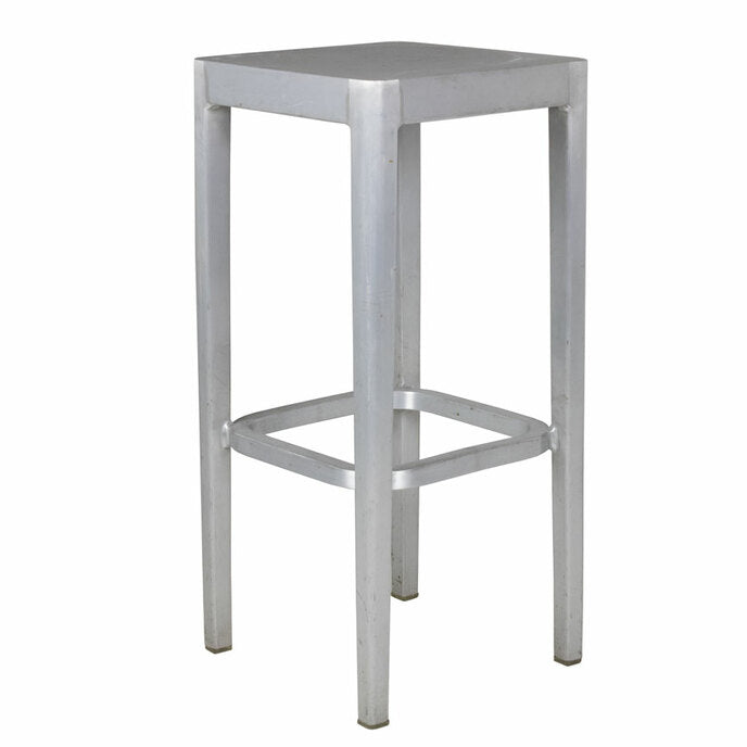 Emeco Collection Barstool, Grey - Preowned