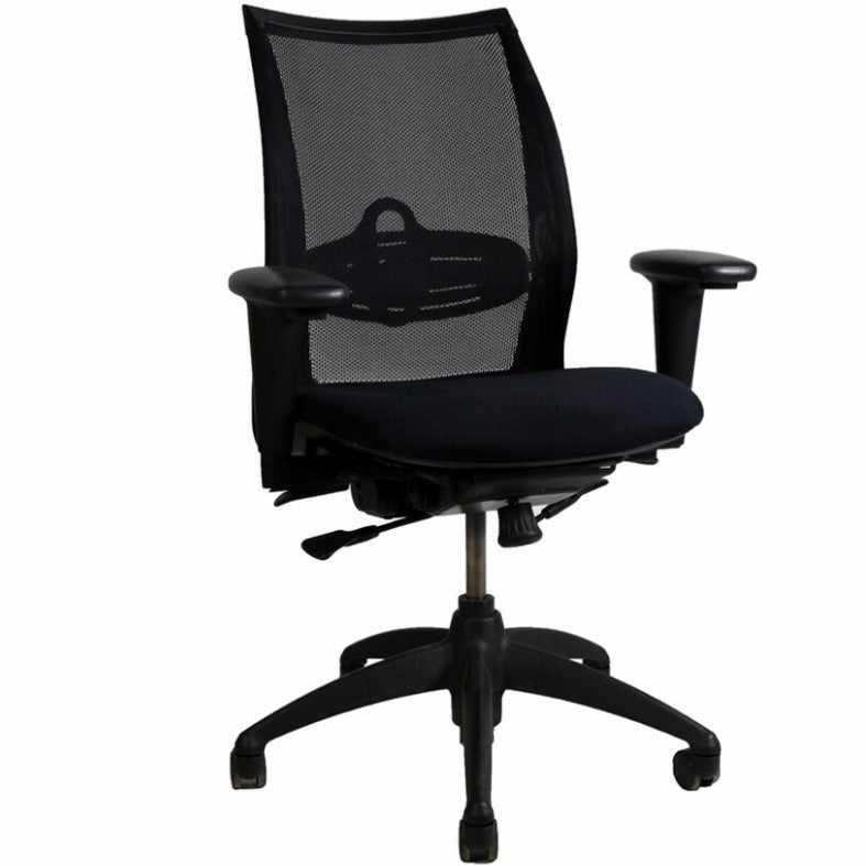 Haworth Tag Task Chair, Black - Preowned