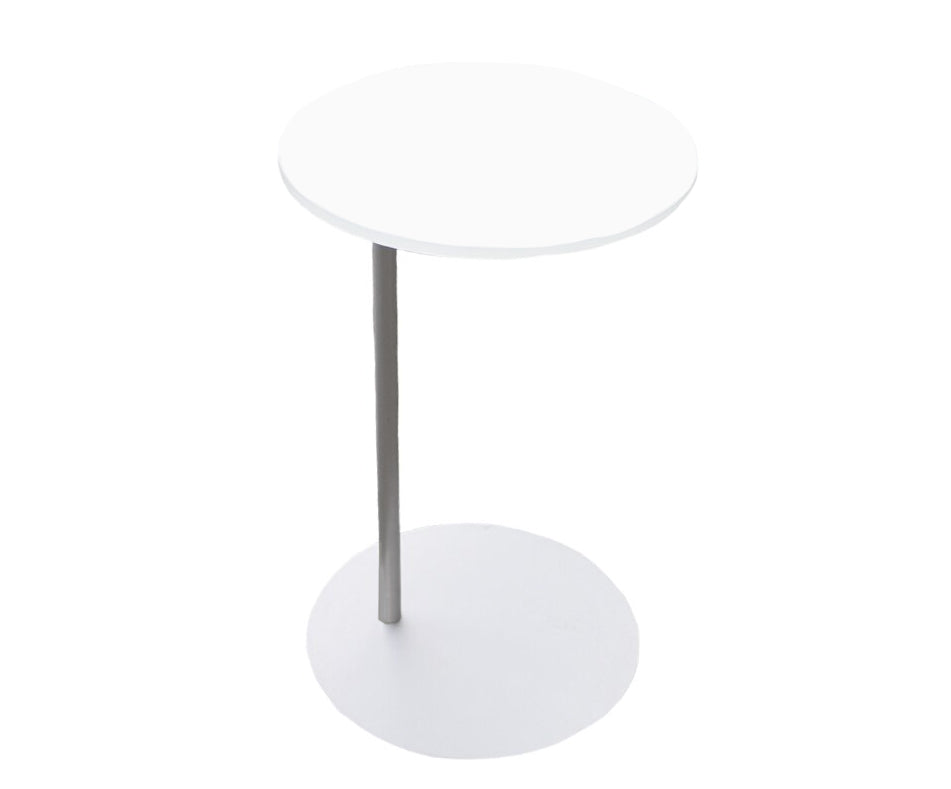 16" White Side Table