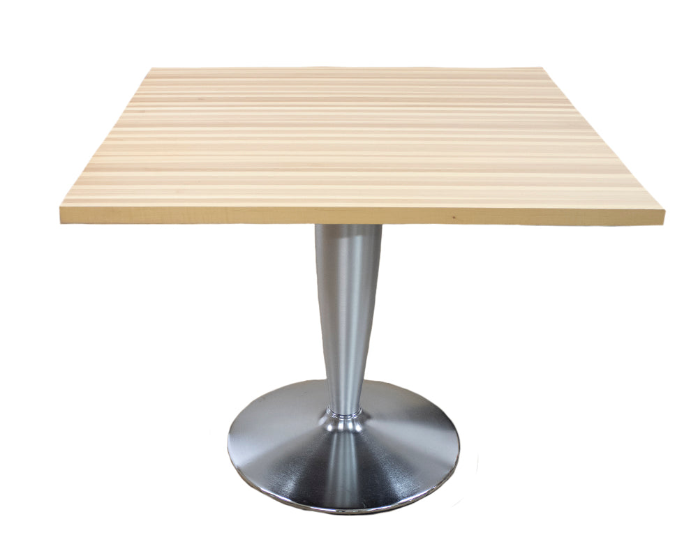Parisotto Square Table - Chrome Base - Preowned