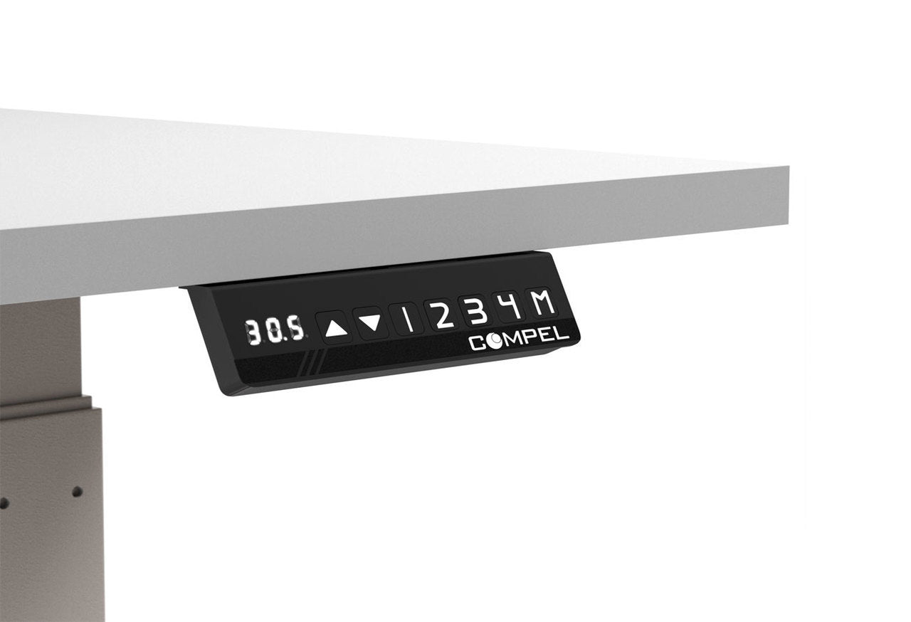 Compel HiLo Height Adjustable Base - Silver C-Leg - New CLOSEOUT