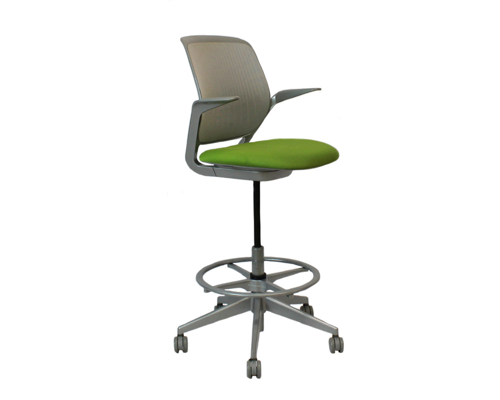 Steelcase Cobi Stool - Green - Preowned